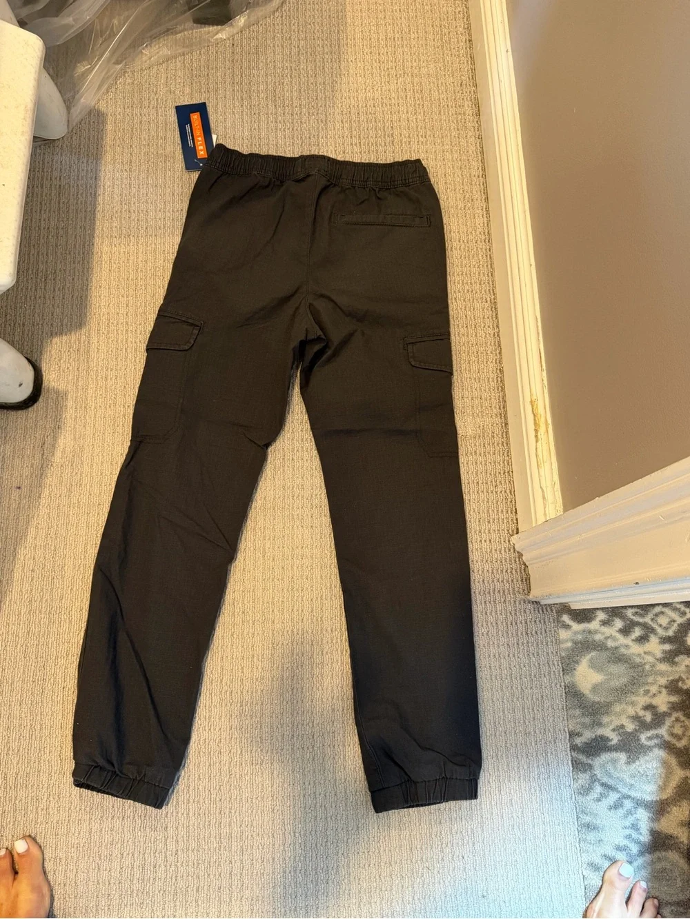 Old Navy Black Cargo Jogger Pants for Kids
